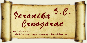 Veronika Crnogorac vizit kartica